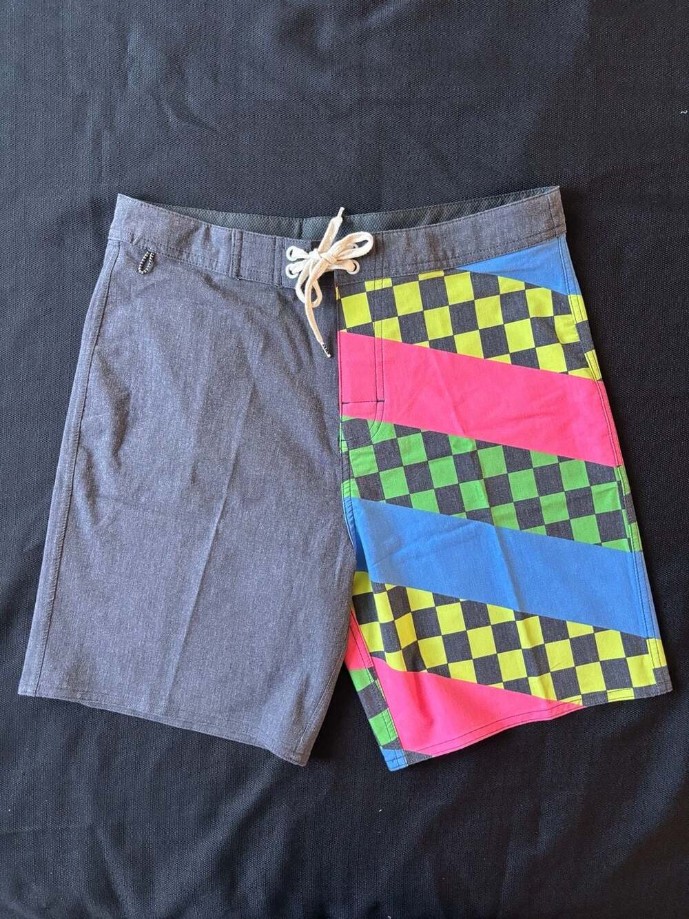 Original Jams Crash Checkers Next Generation Board Shorts Size 28